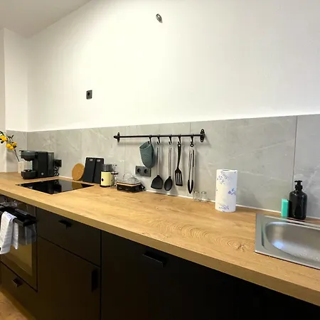 Apartment Urbansuites - Stylish I Koblenz Center I Kitchen I Up To 115m2